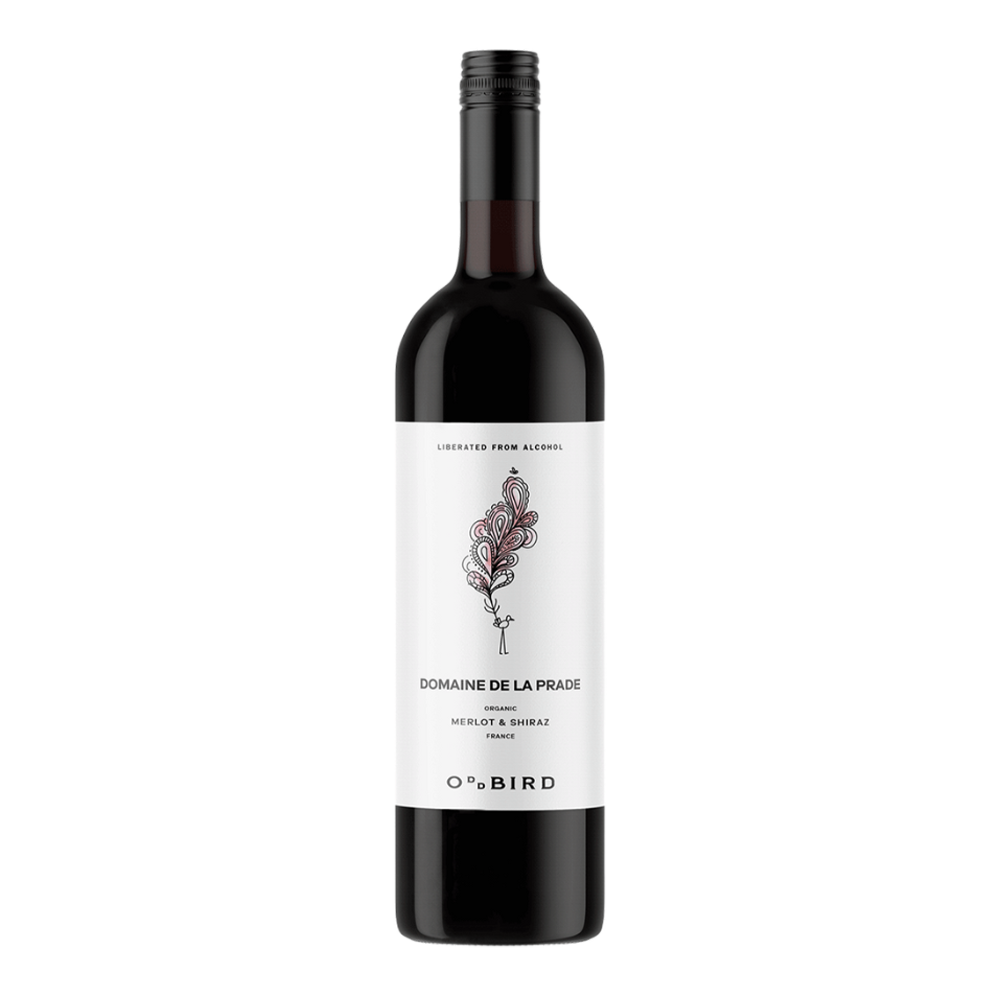 Oddbird Domaine de la Prade Merlot-Shiraz - Non Alcoholic Red Wine