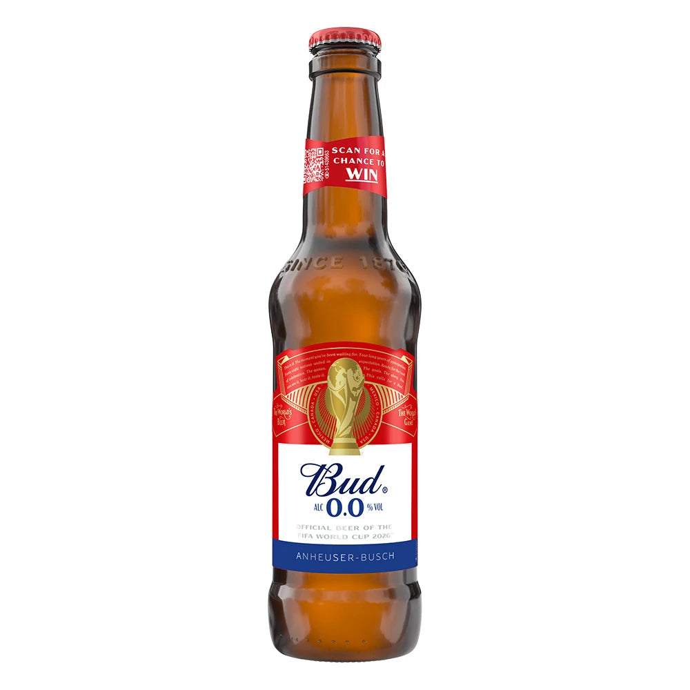 Budweiser Zero 0.0% - Alcohol Free Lager