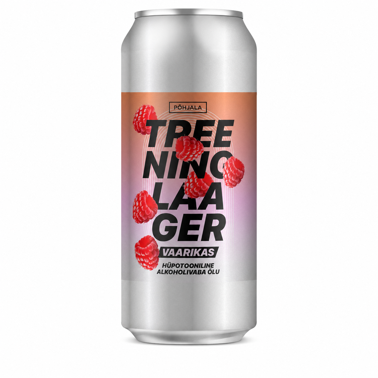Pohjala Treeninglaager Raspberry 0.5% - Alcohol Free Beer