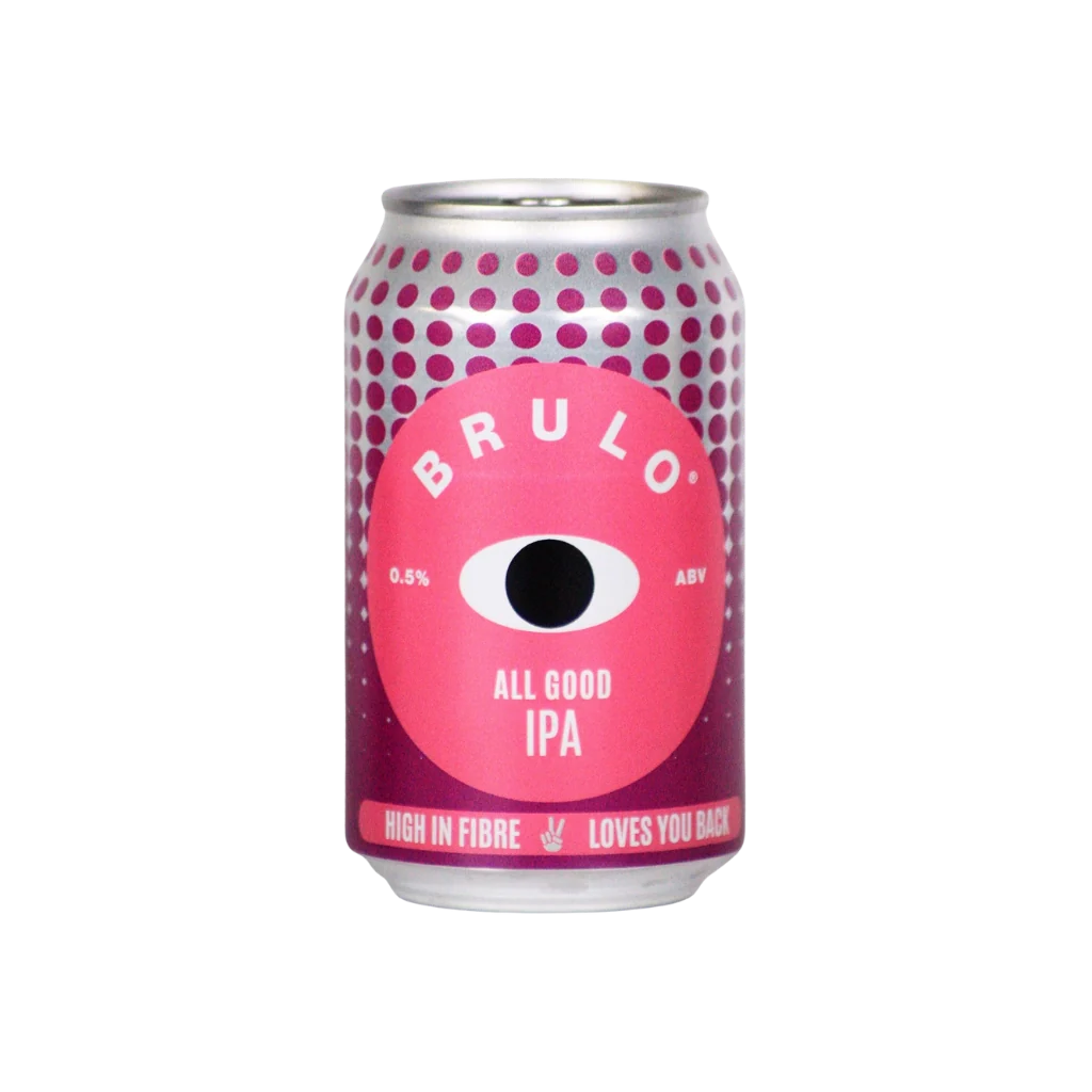 BRULO All Good IPA 0.5% - High Fibre Alcohol Free Beer