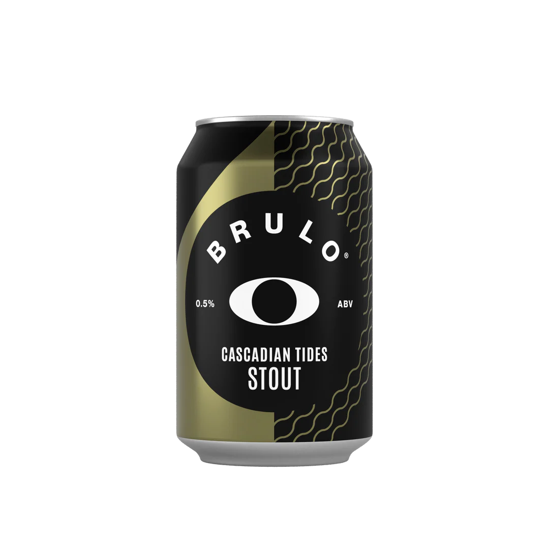 Brulo Cascadian Tides - Dry Hopped Stout 0.5% – Alcohol Free Stout