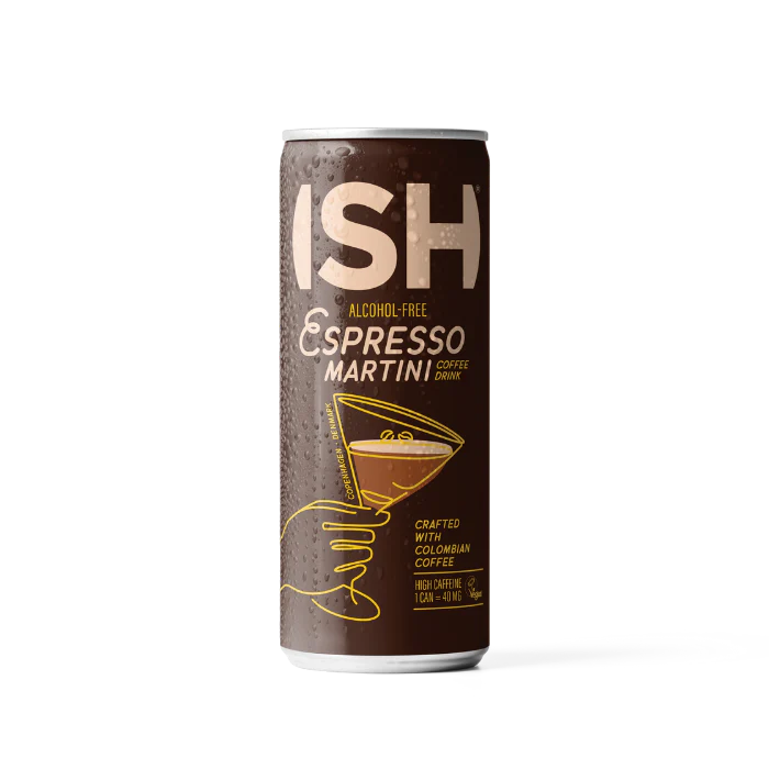 ISH Non Alcoholic Espresso Martini 250ml - Alcohol Free Cocktail