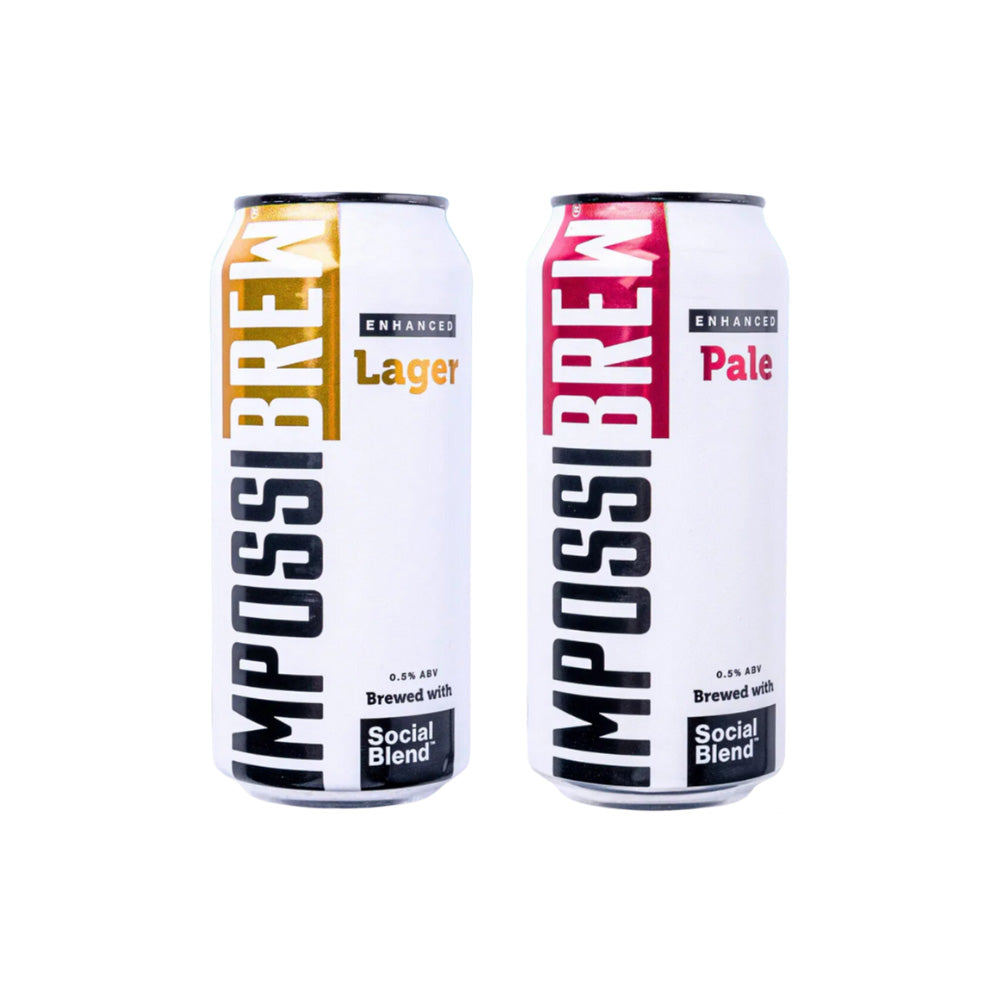 Impossibrew Signature Collection – Non Alcoholic Lager & Hazy Pale