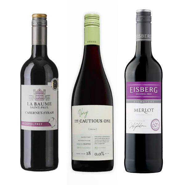 Alcohol Free Red Wine Introduction Bundle – Non Alcoholic Red Wine Tasting Trio