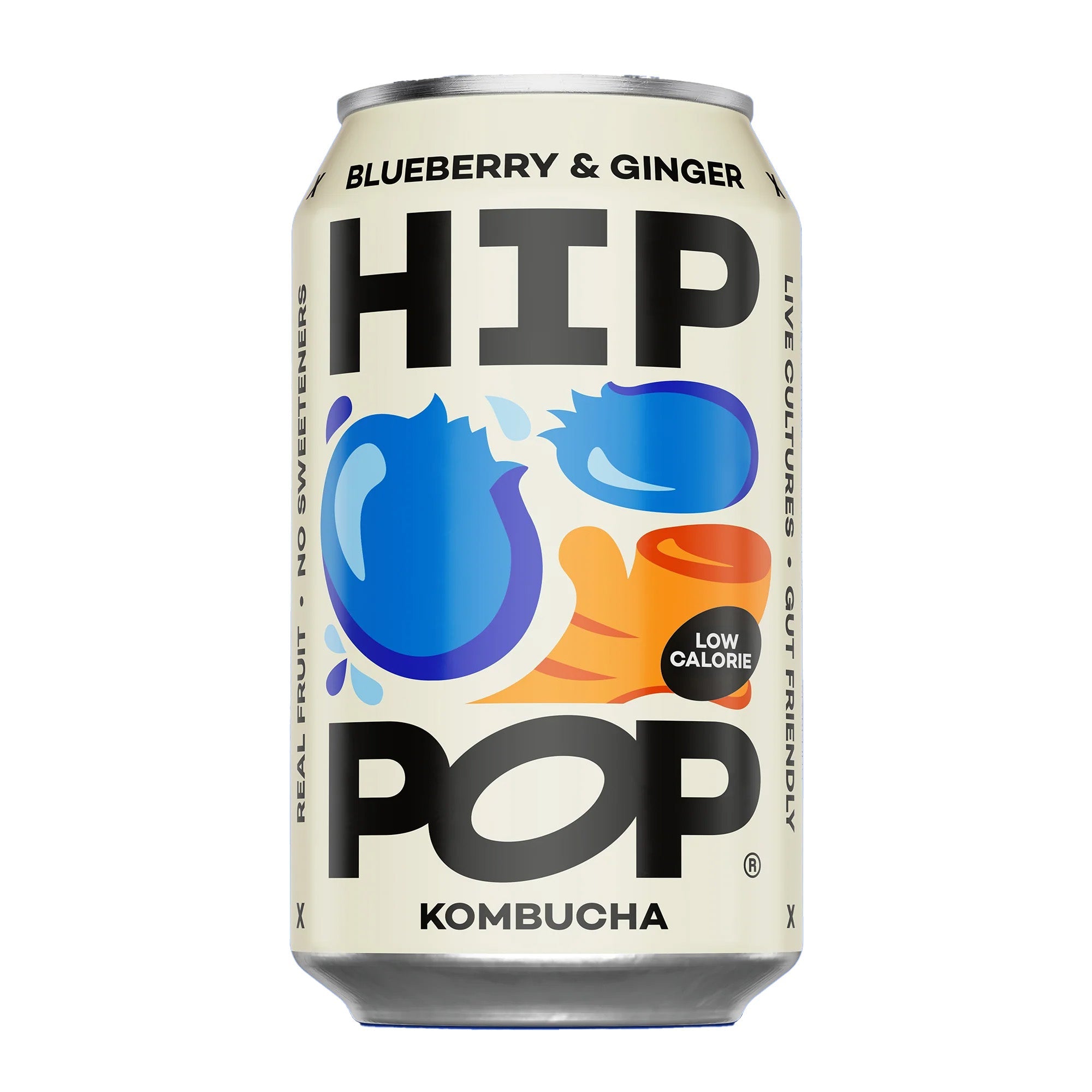 Hip Pop Blueberry & Ginger Kombucha 0.0%