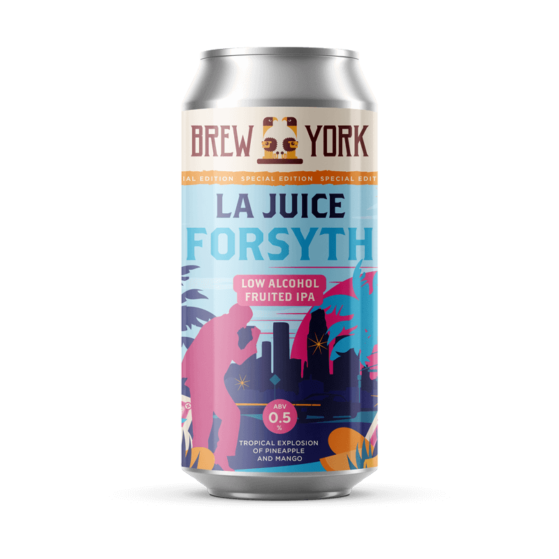 Brew York La Juice Forsyth – Alcohol Free Fruited IPA 0.5%