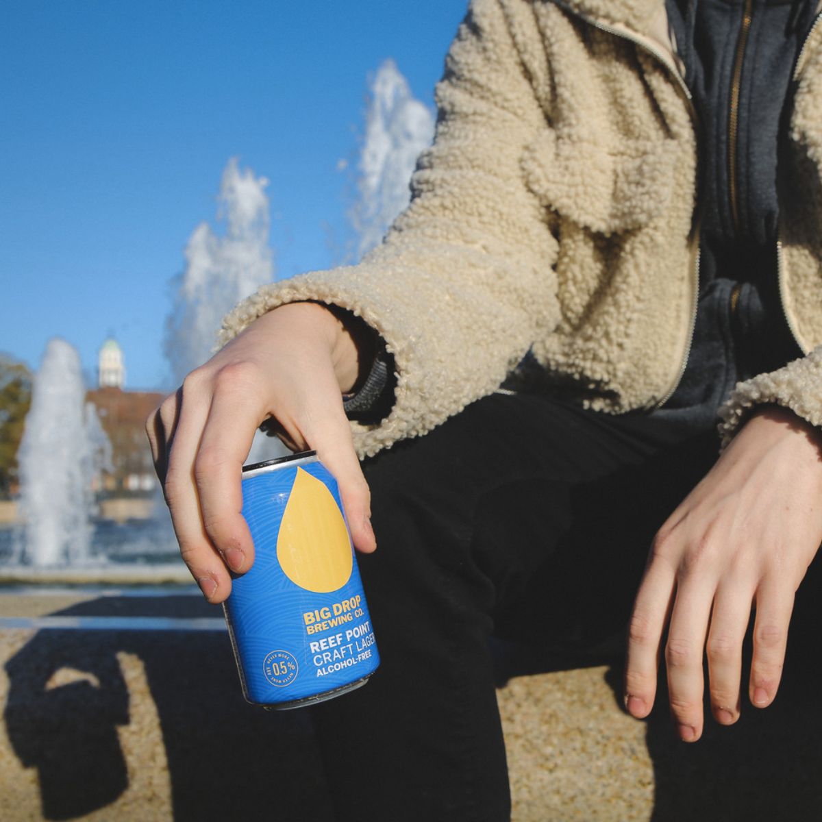 Big Drop Reef Point - Non Alcoholic Lager Can