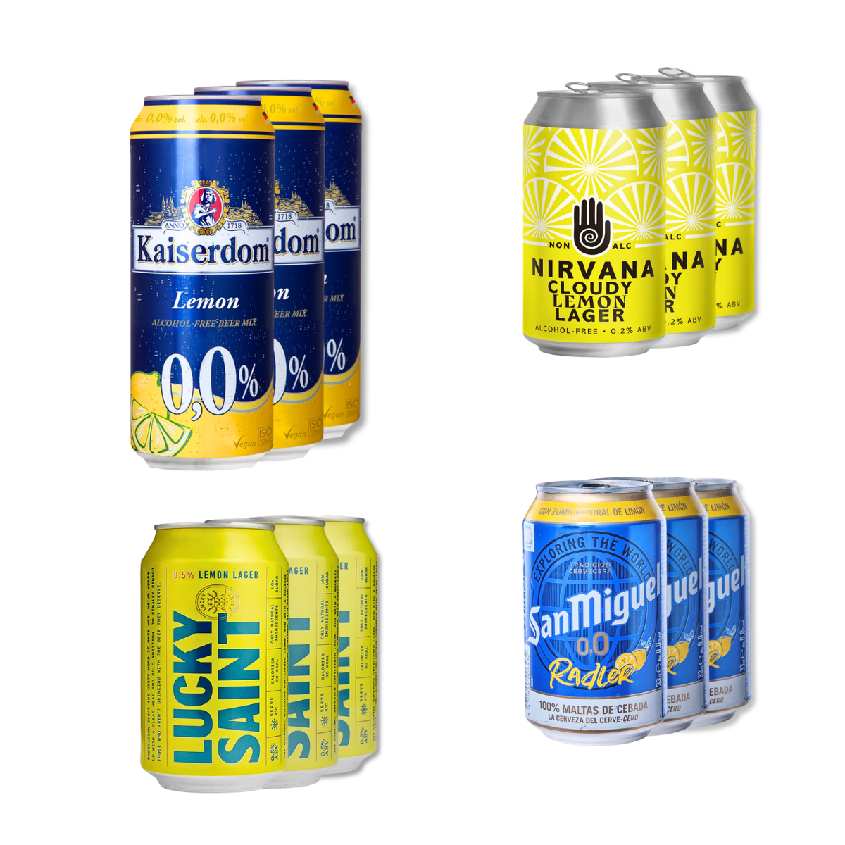 Radler Alcohol Free Beer Box - Mixed Case 12 Pack