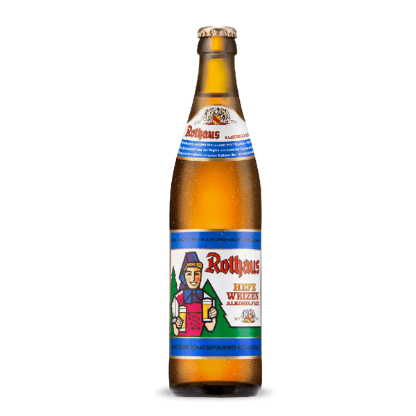 Rothaus Hefe Weizen Alkoholfrei - Non Alcoholic Wheat Beer