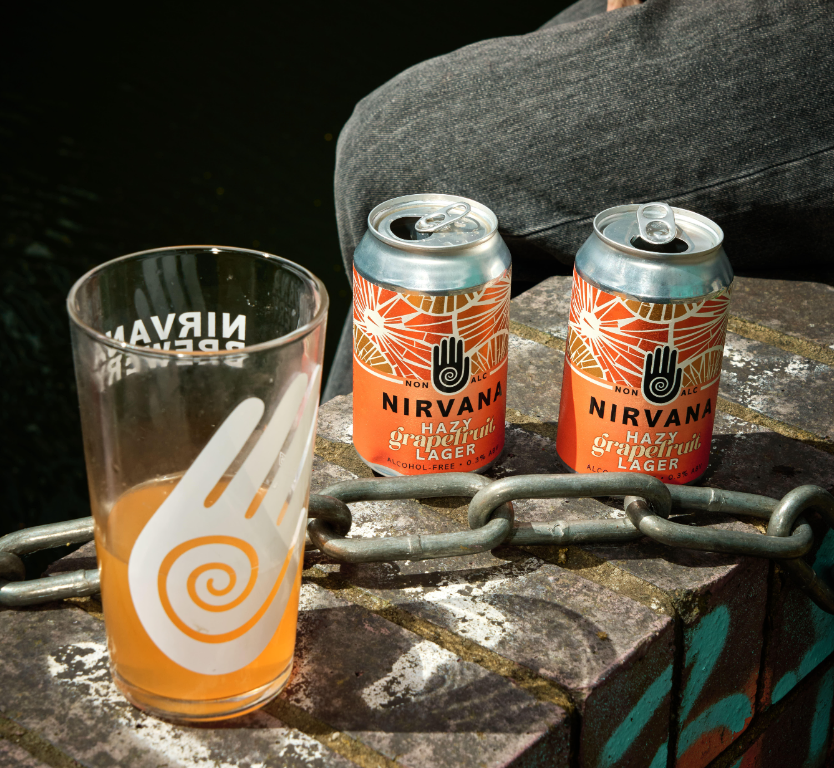 Nirvana Hazy Grapefruit Lager - Alcohol Free Beer
