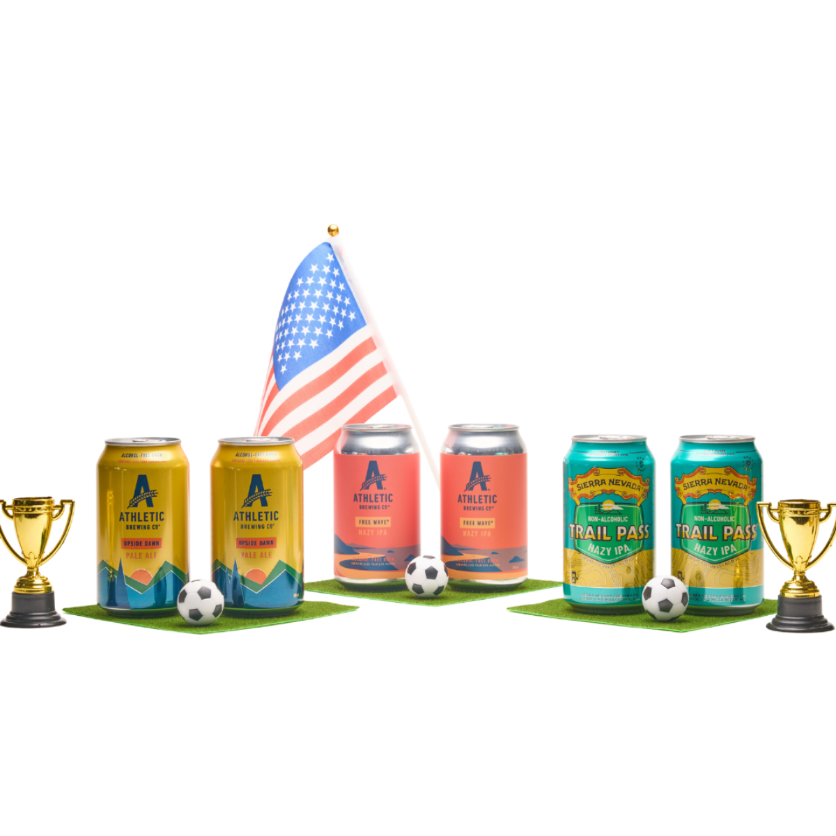 USA World Cup Craft Discovery Pack - Alcohol Free Beer Mixed Case