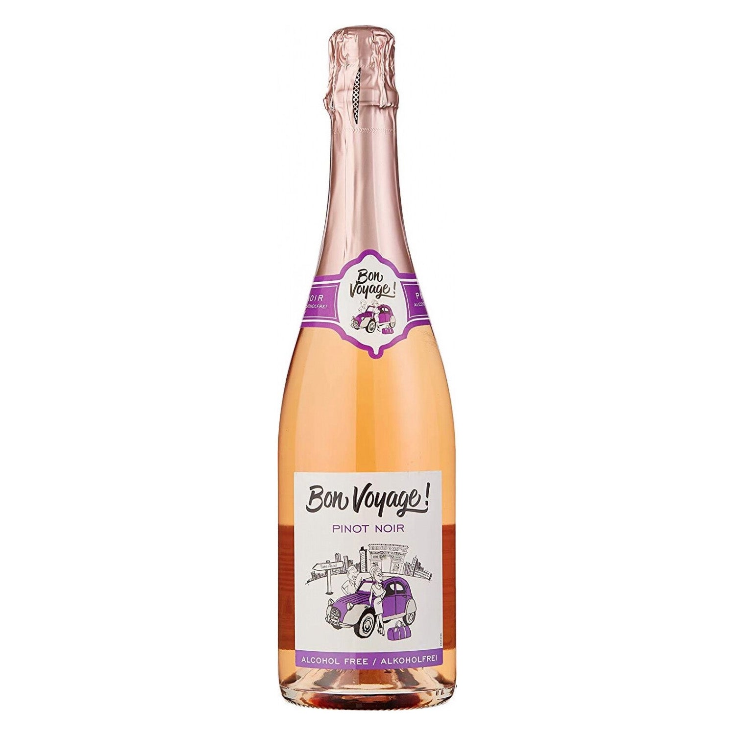 Bon Voyage Sparkling Rosé - Pinot Noir Alcohol Free Wine