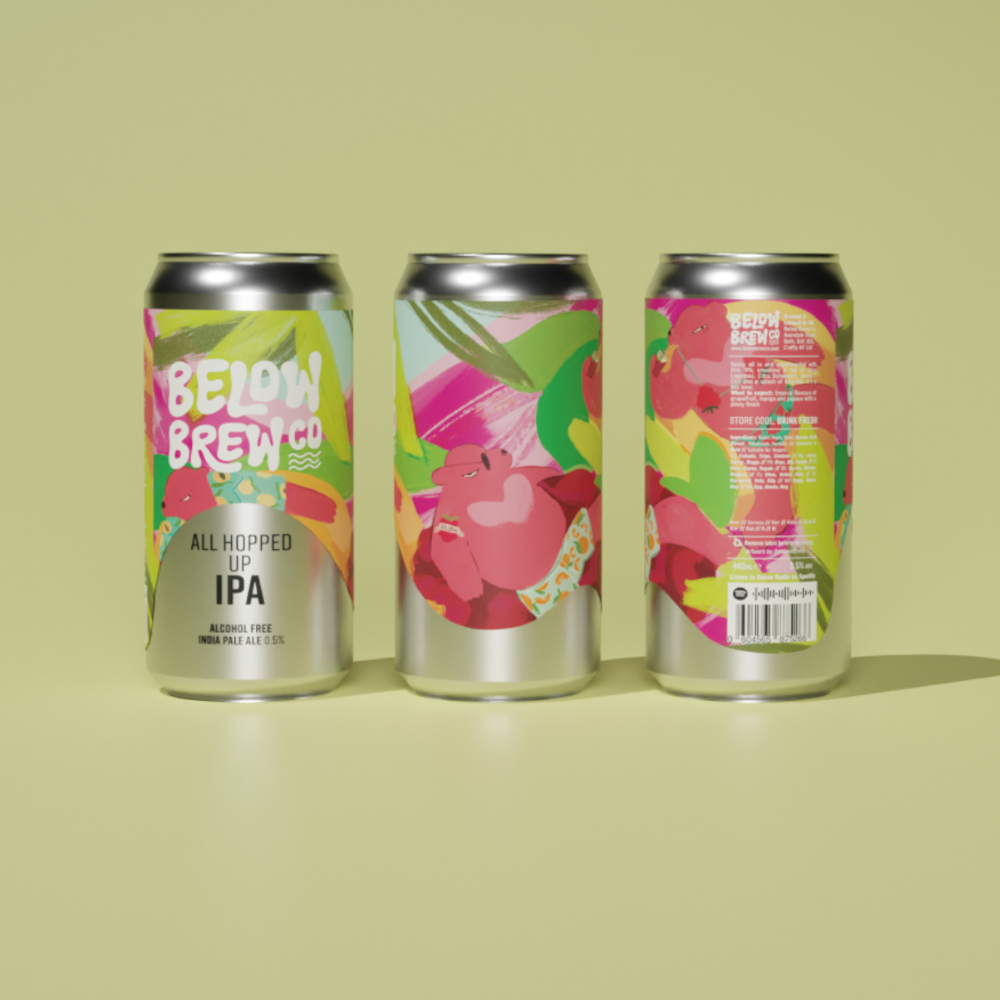 Below Brew Co All Hopped Up - Non Alcoholic IPA