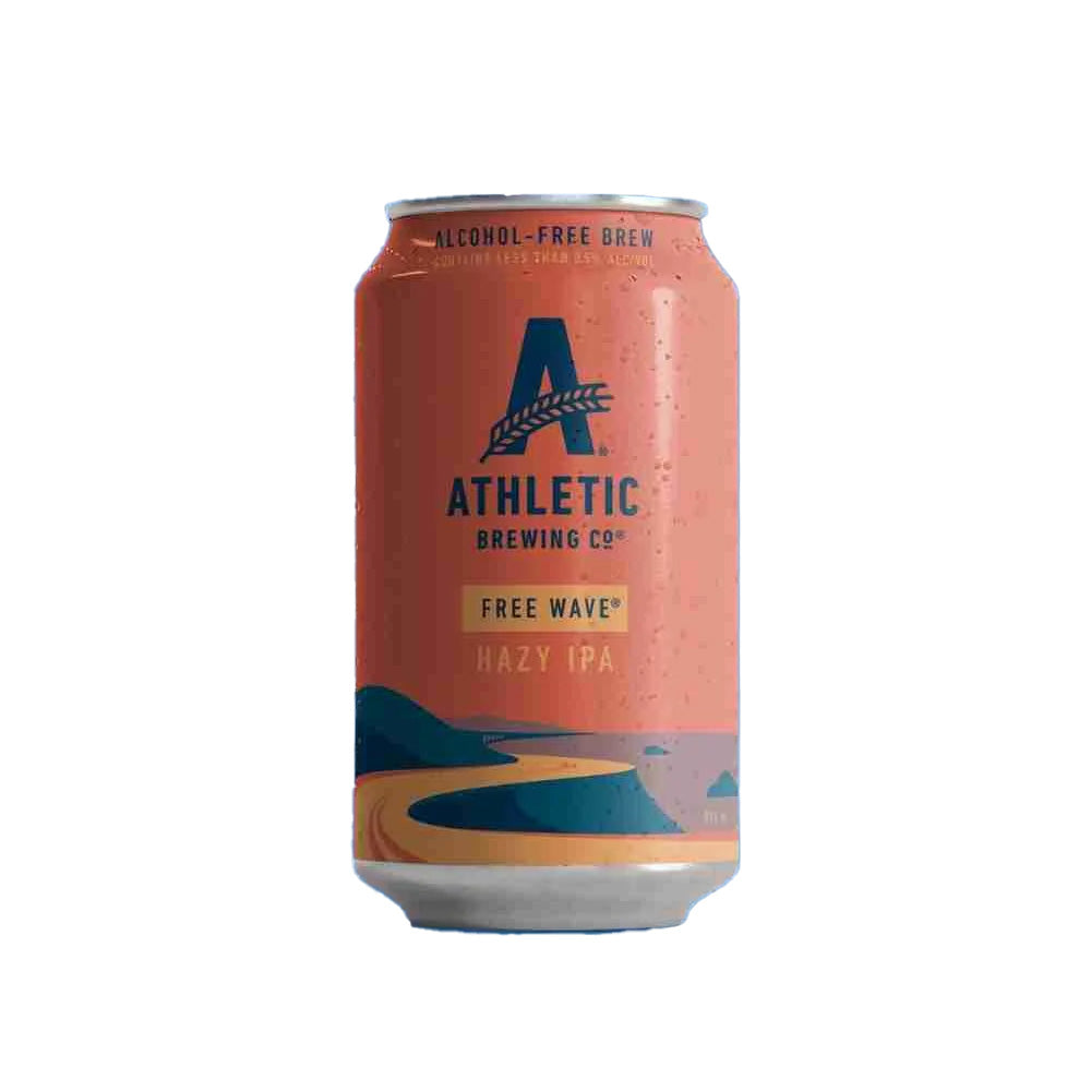 Athletic Brewing Free Wave Hazy IPA - Alcohol Free Beer