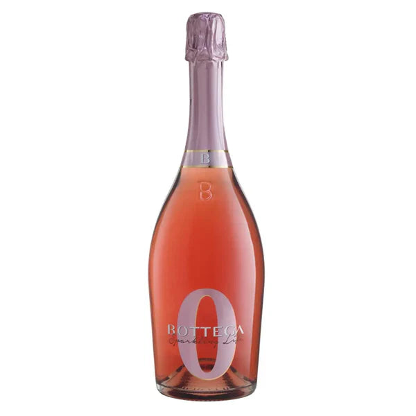 Bottega 0 Rosé 0.0% Alcohol Free Sparkling Rosé – Elegant Non Alcoholic Bubbles