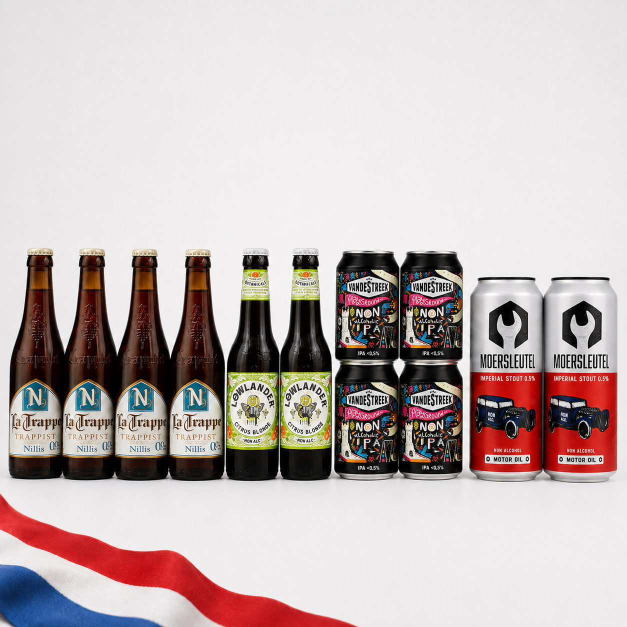 Dutch Alcohol Free Beer Discovery Pack - Mixed Beer Case