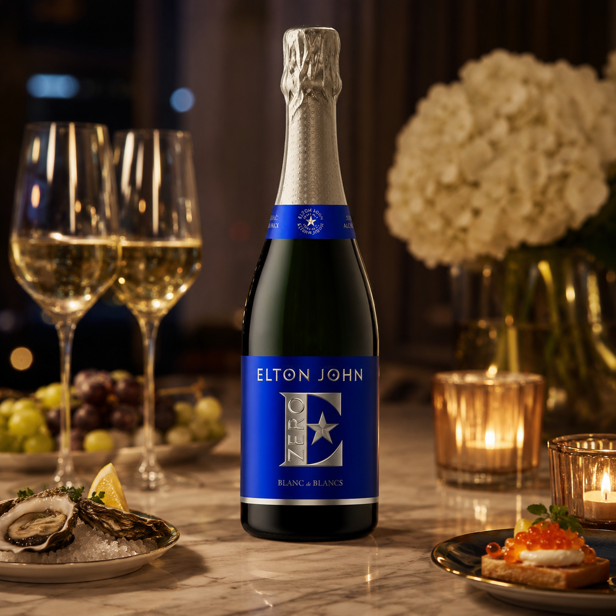 Elton John Zero Blanc de Blancs 0% - Alcohol Free Sparkling Wine