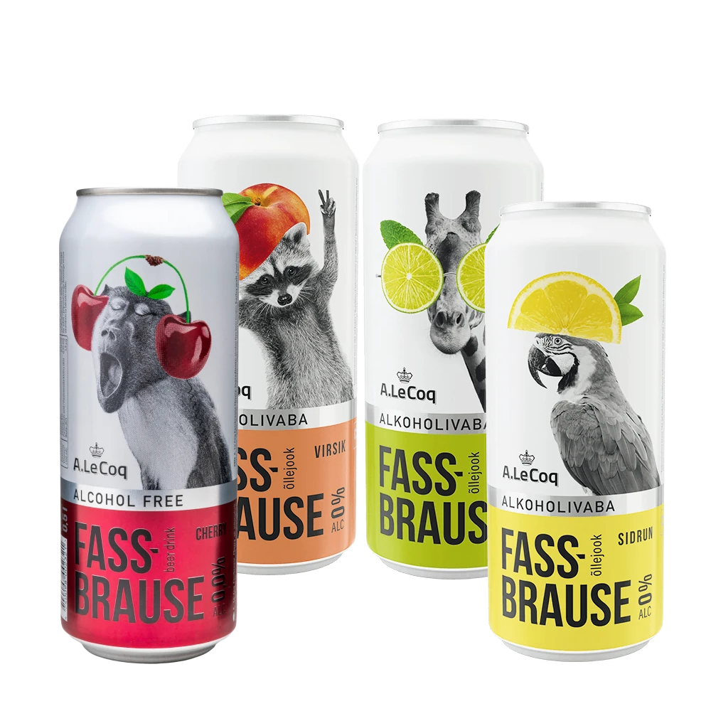 A. Le Coq Fassbrause Alcohol Free Mixed Case