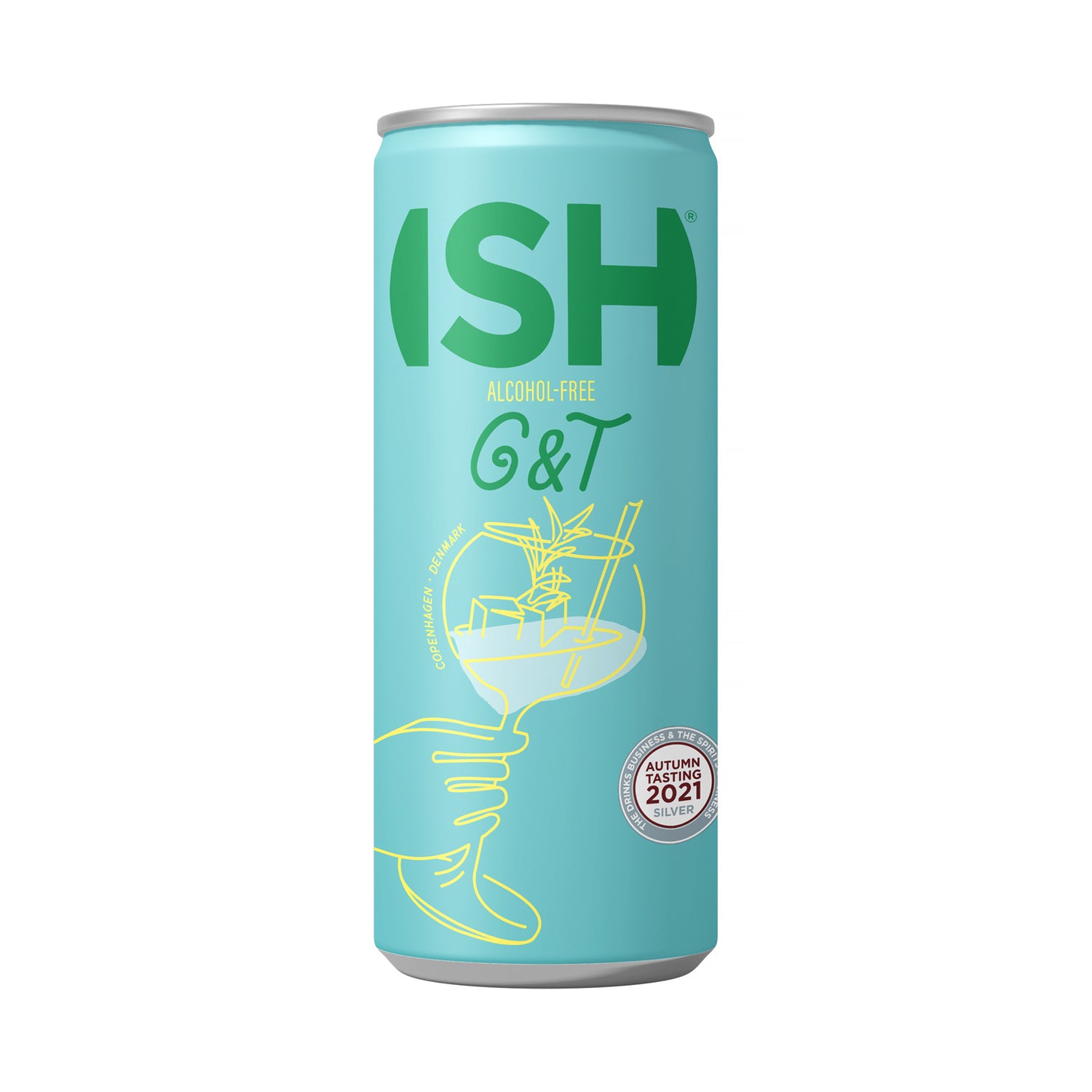 ISH Non Alcoholic G&T 250ml - Alcohol Free Cocktail - Alcohol Free Gin and Tonic