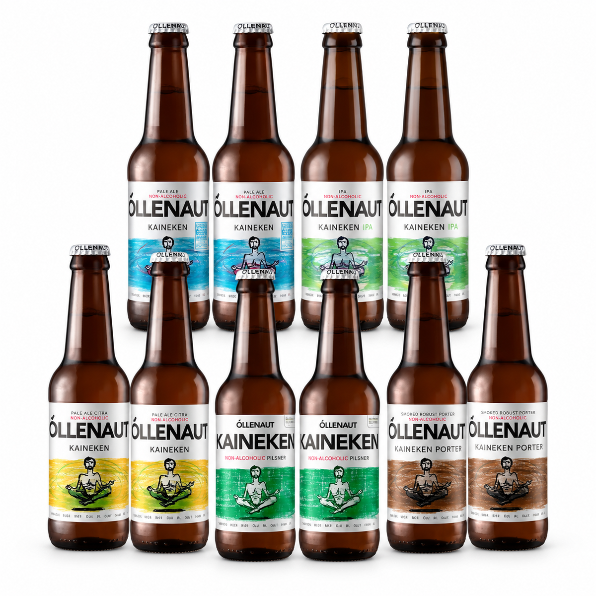 Õllenaut Kaineken Mixed Case | 10 Alcohol Free Estonian Beers