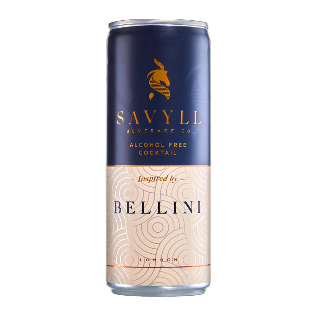 Savyll Bellini 0.0% – Alcohol Free Sparkling Cocktail