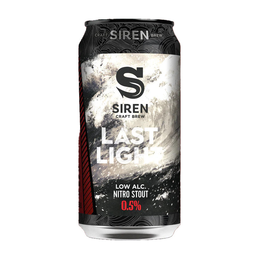 Last Light Low Alcohol Nitro Stout - Siren Craft Brew