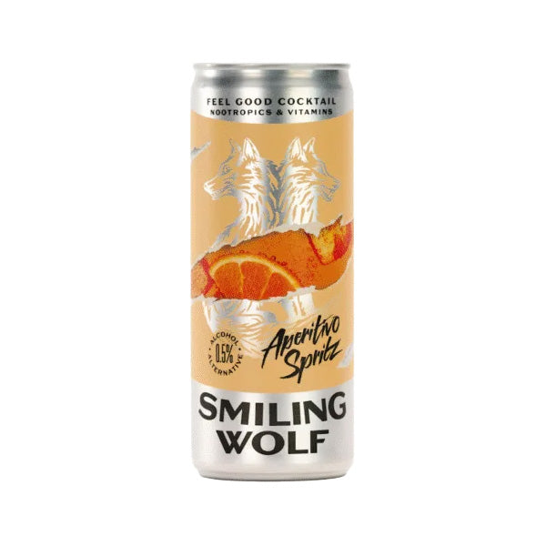 Smiling Wolf Alcohol Free Aperitivo Spritz - Functional Botanical Drink 0.0%