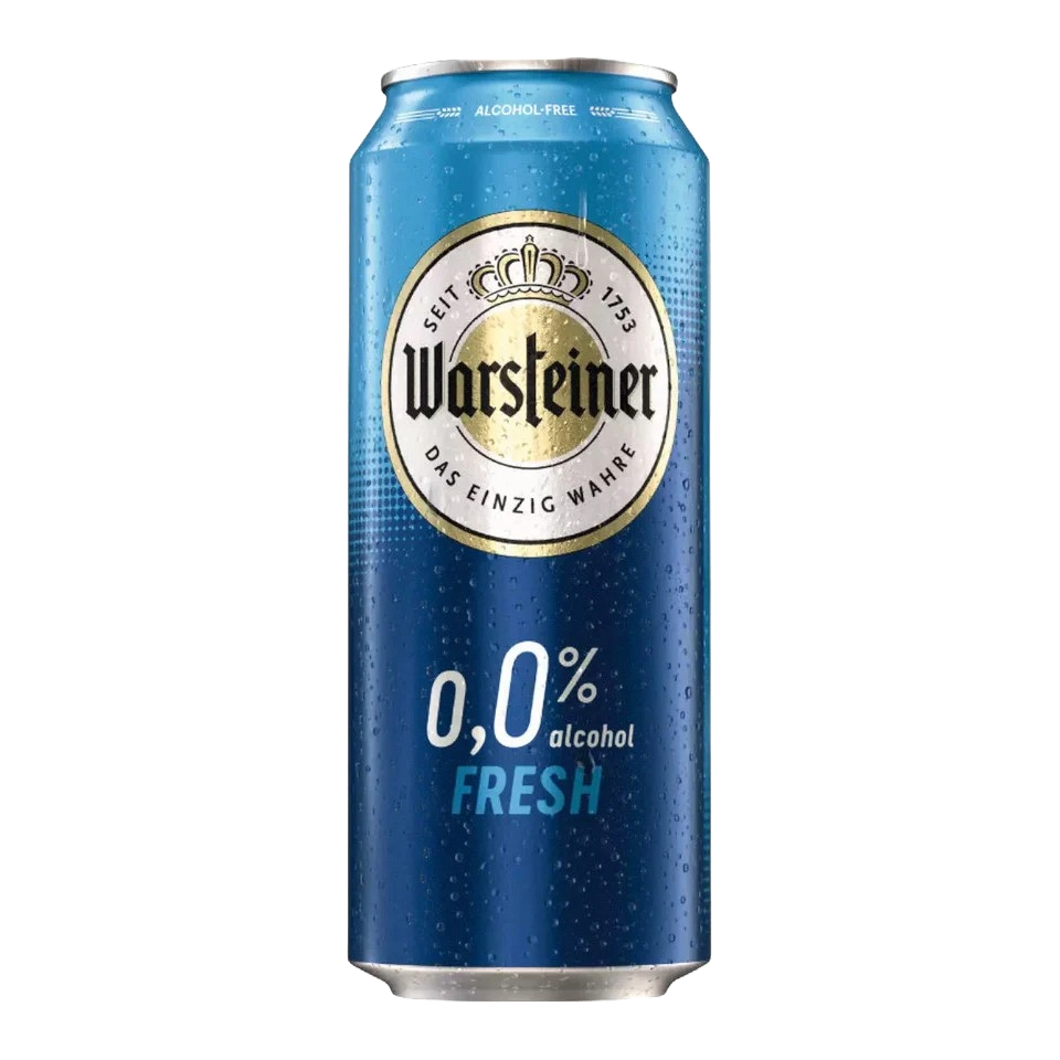 Warsteiner Fresh 0.0% - Premium German Alcohol Free Pilsner