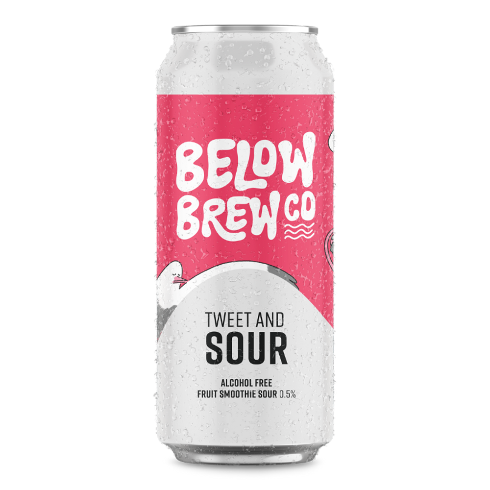 Below Brew Co Tweet & Sour Non Alcoholic Smoothie Sour Beer
