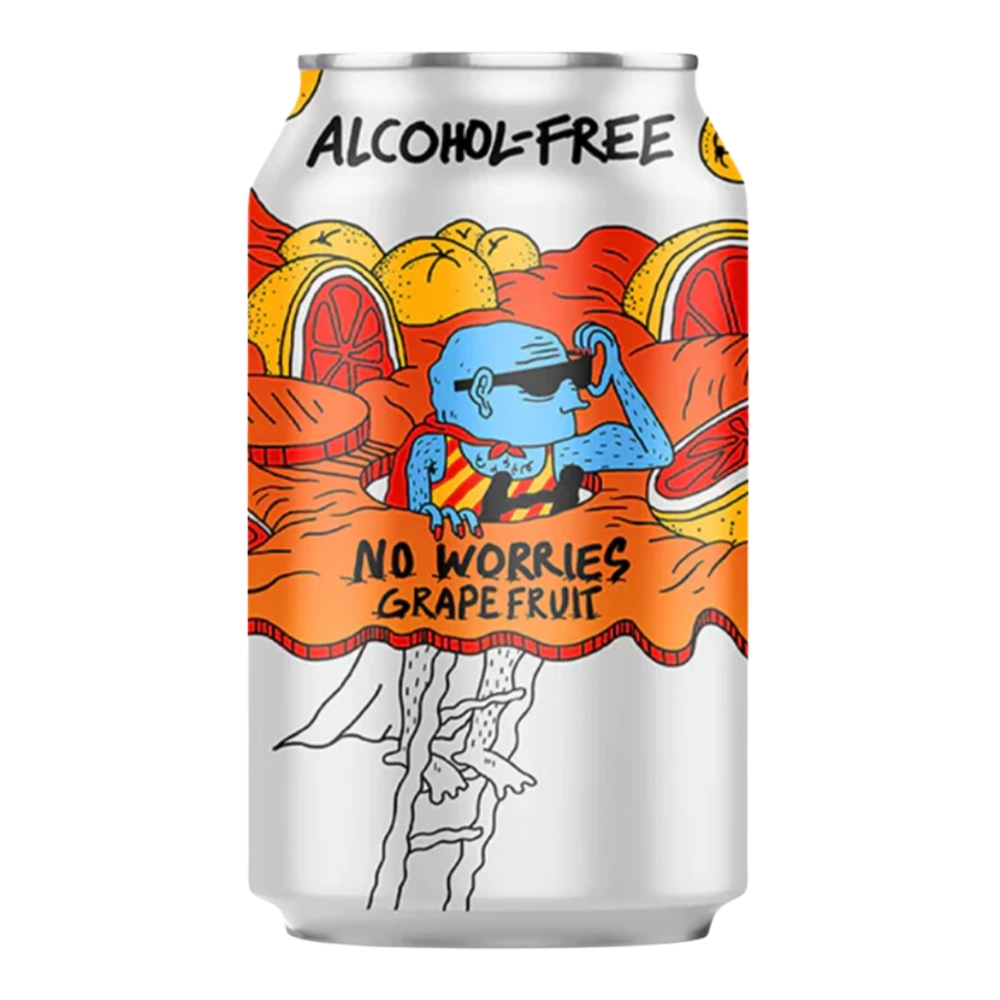 No Worries Grapefruit IPA Non Alcoholic IPA