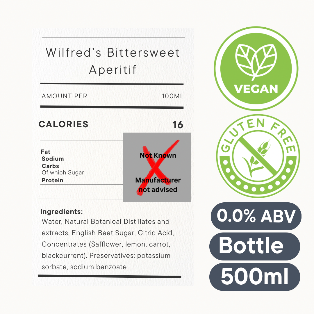 Wilfred's Aperitif - Bittersweet Non Alcoholic Spritz