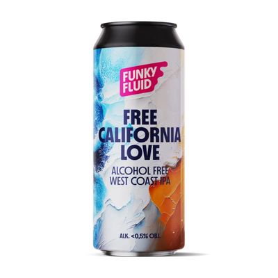 Funky Fluid Free California Love Alcohol Free West Coast IPA