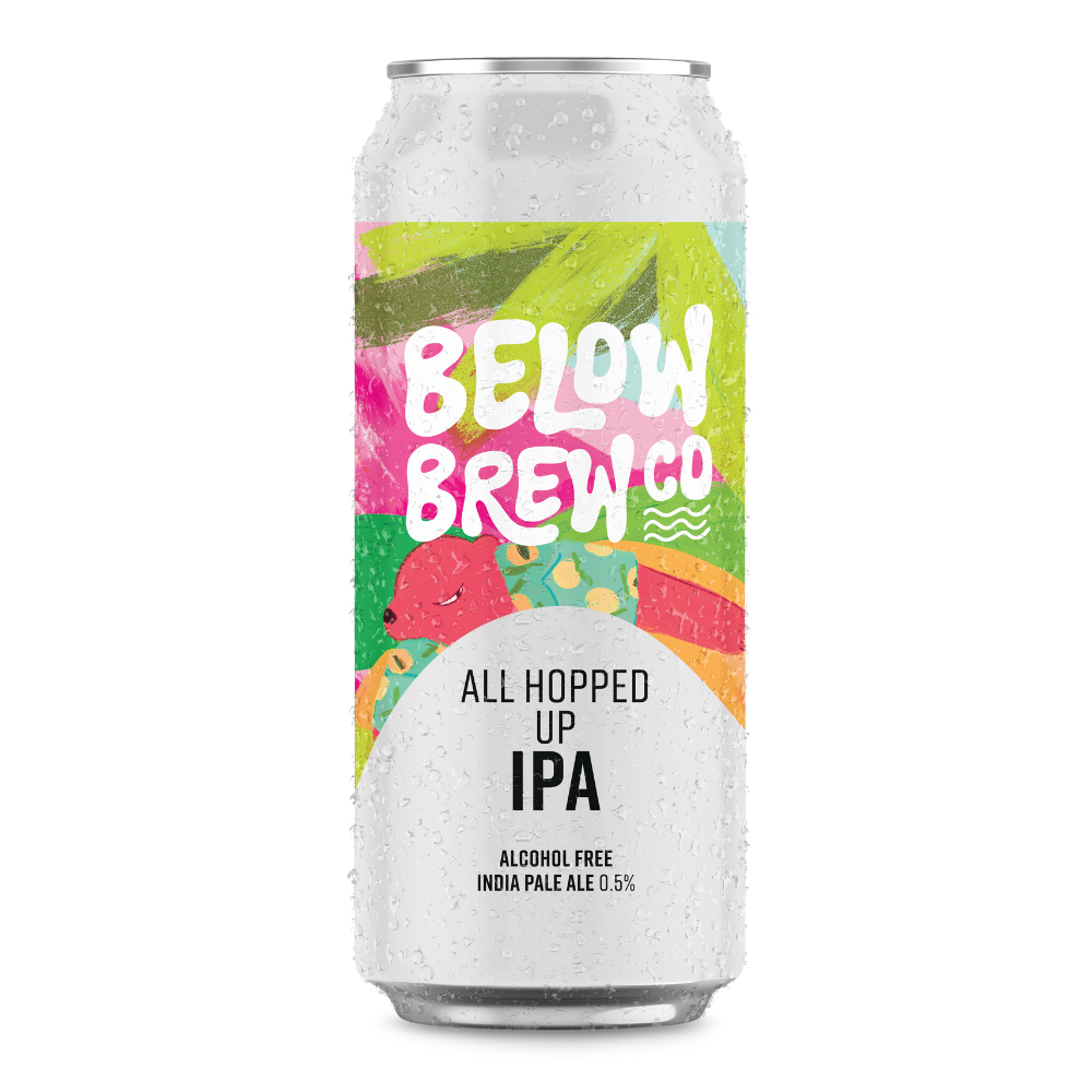 Below Brew Co All Hopped Up Non Alcoholic IPA