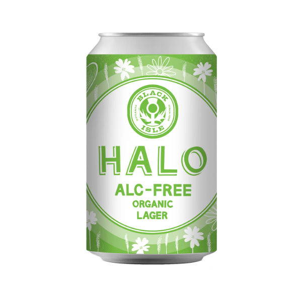 Black Isle Halo Lager  – Alcohol Free Lager