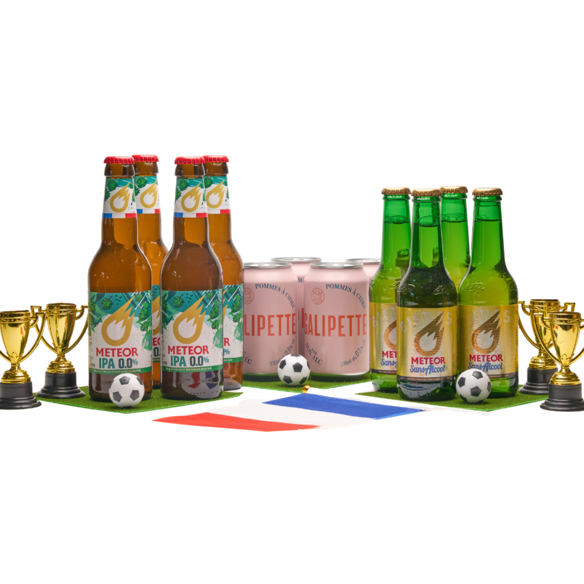 French Beer And Cider Pack - Alcohol Free World Cup Mixed Case
