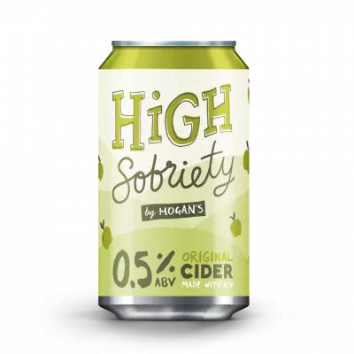 Hogan’s High Sobriety Original Cans – Non Alcoholic Cider