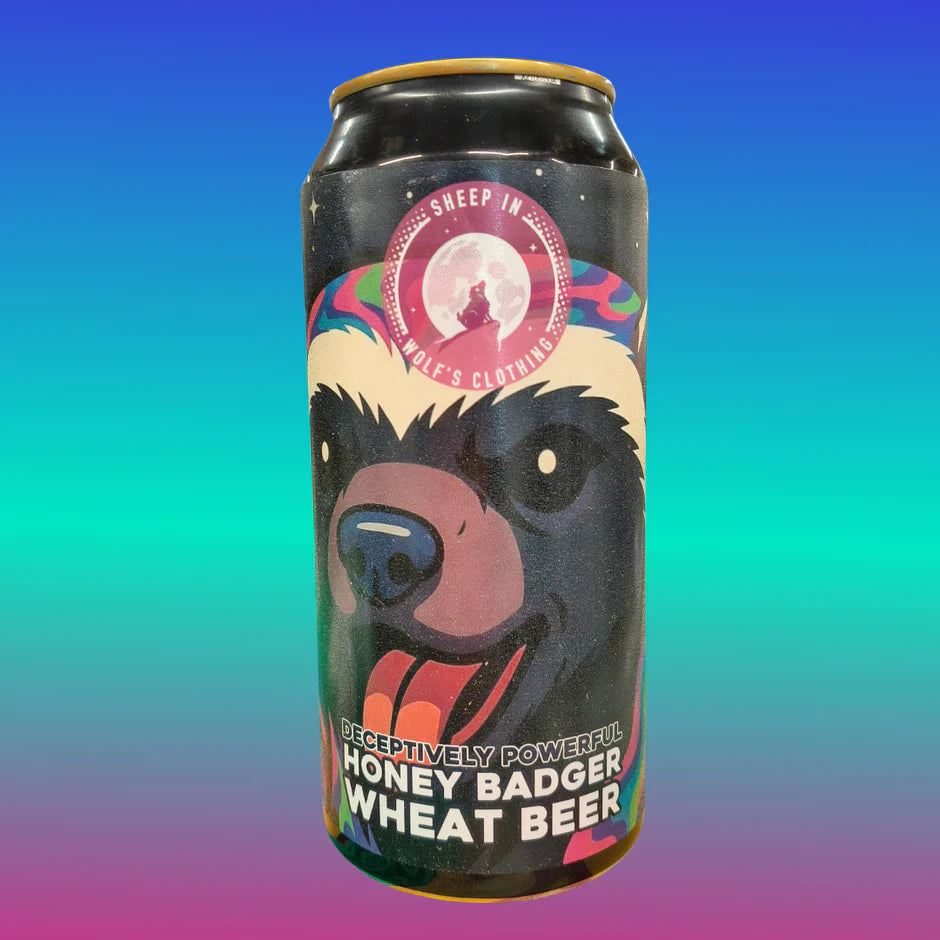 SiWC Honey Badger Wheat Beer 0.5% - Gluten Free Non Alcoholic Beer