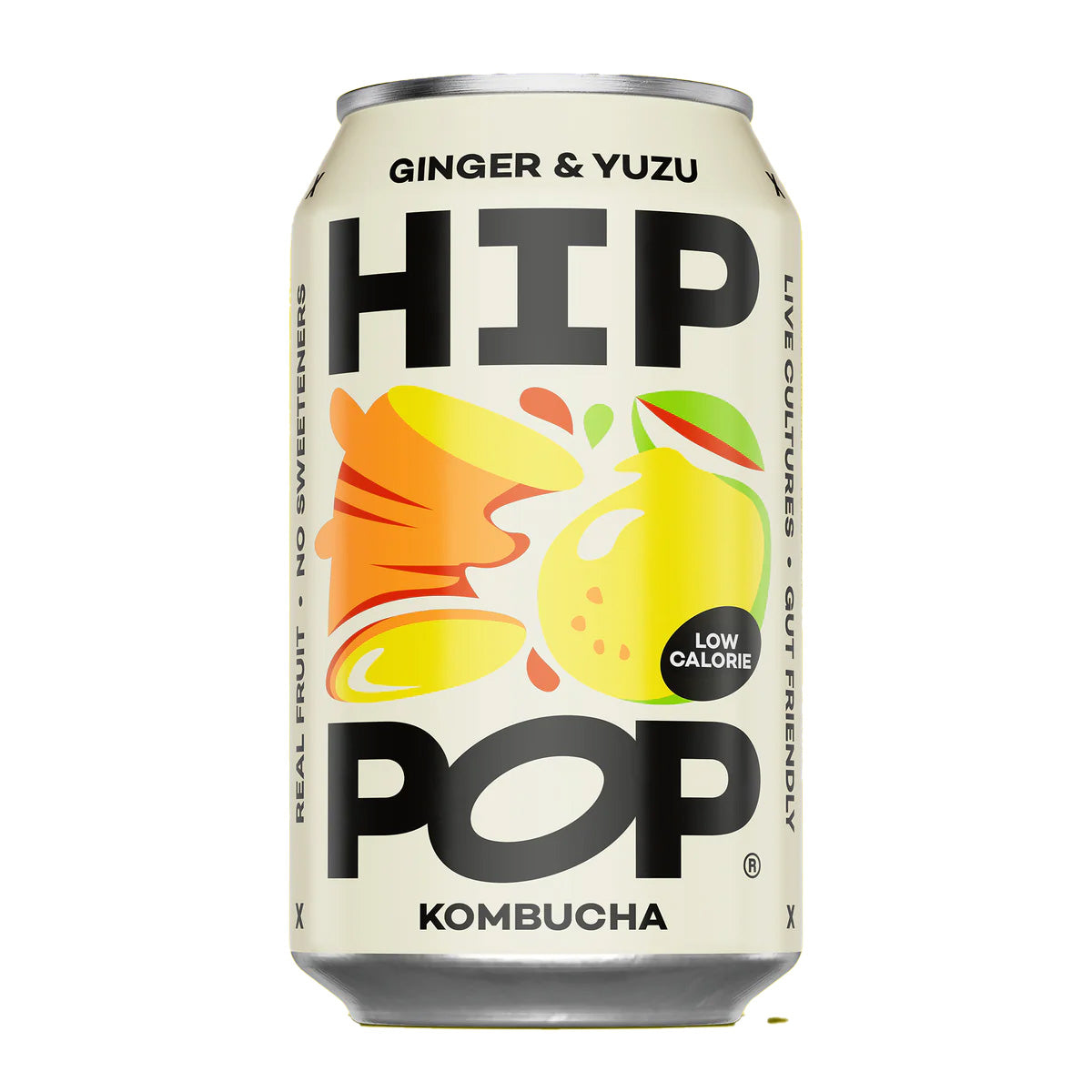 Hip Pop Ginger & Yuzu Kombucha 0.0%