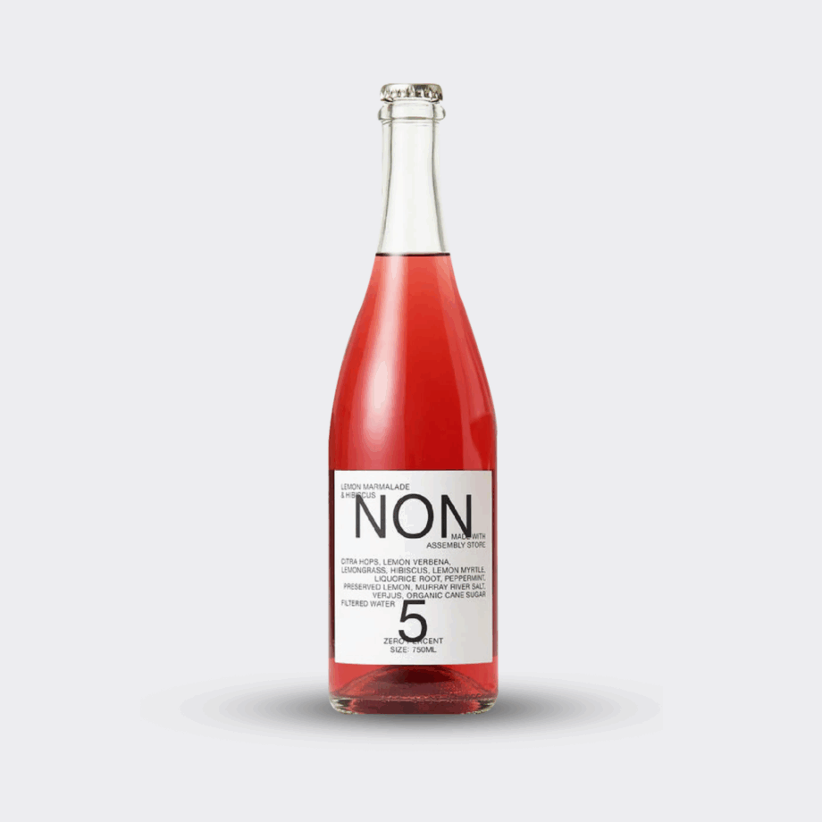 NON 5 Lemon Marmalade & Hibiscus 0.0% Sparkling Wine Alternative