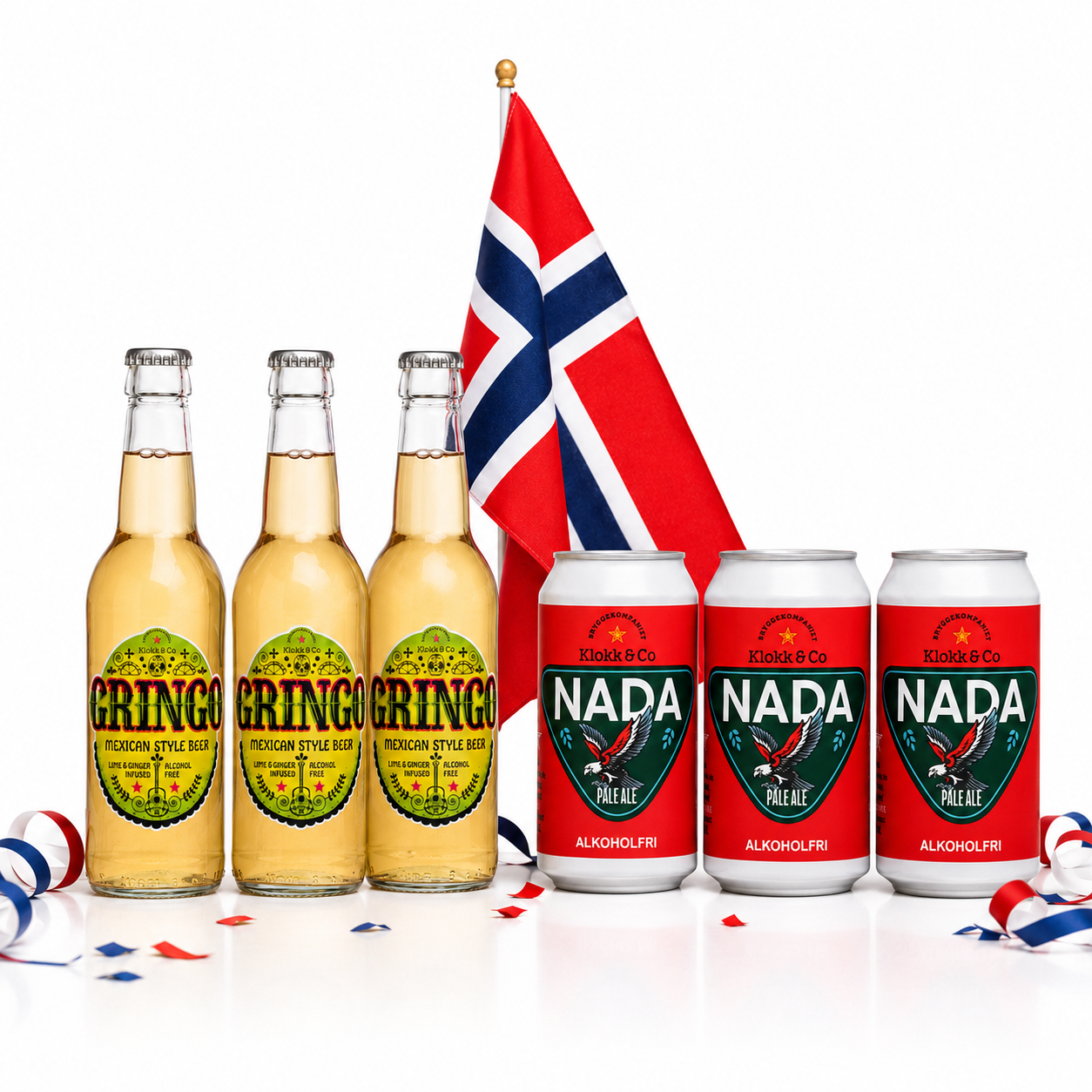 Norway Alcohol Free Beer Pack Klokk & Co Mixed Beer Box