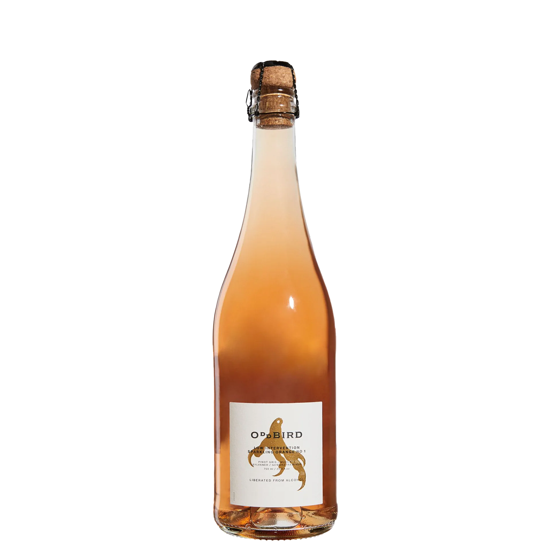 Oddbird Low Intervention Sparkling Orange Nº1 - Alcohol Free Wine