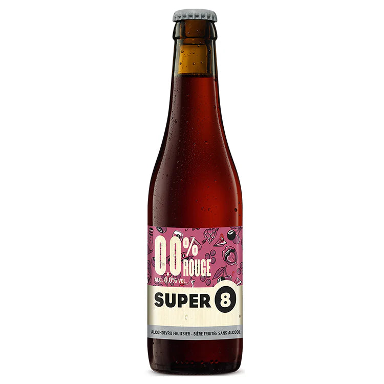 SUPER 8 Rouge 0.0 – Non Alcoholic Belgian Red Beer