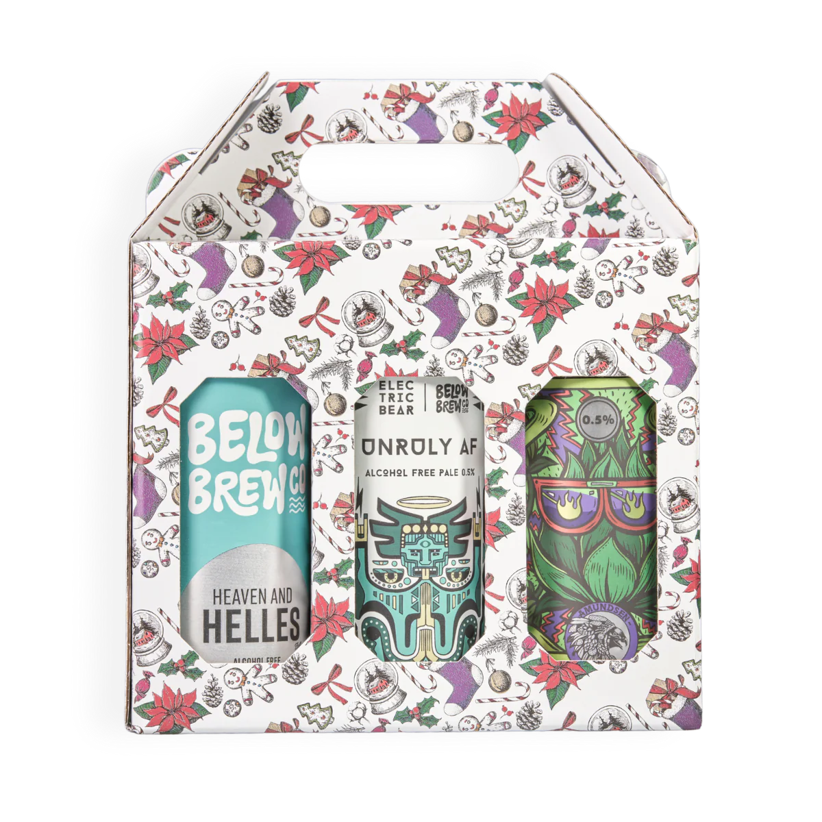 Premium Christmas Alcohol Free Beer Gift Box – A Curated Selection of 6 Craft Brews