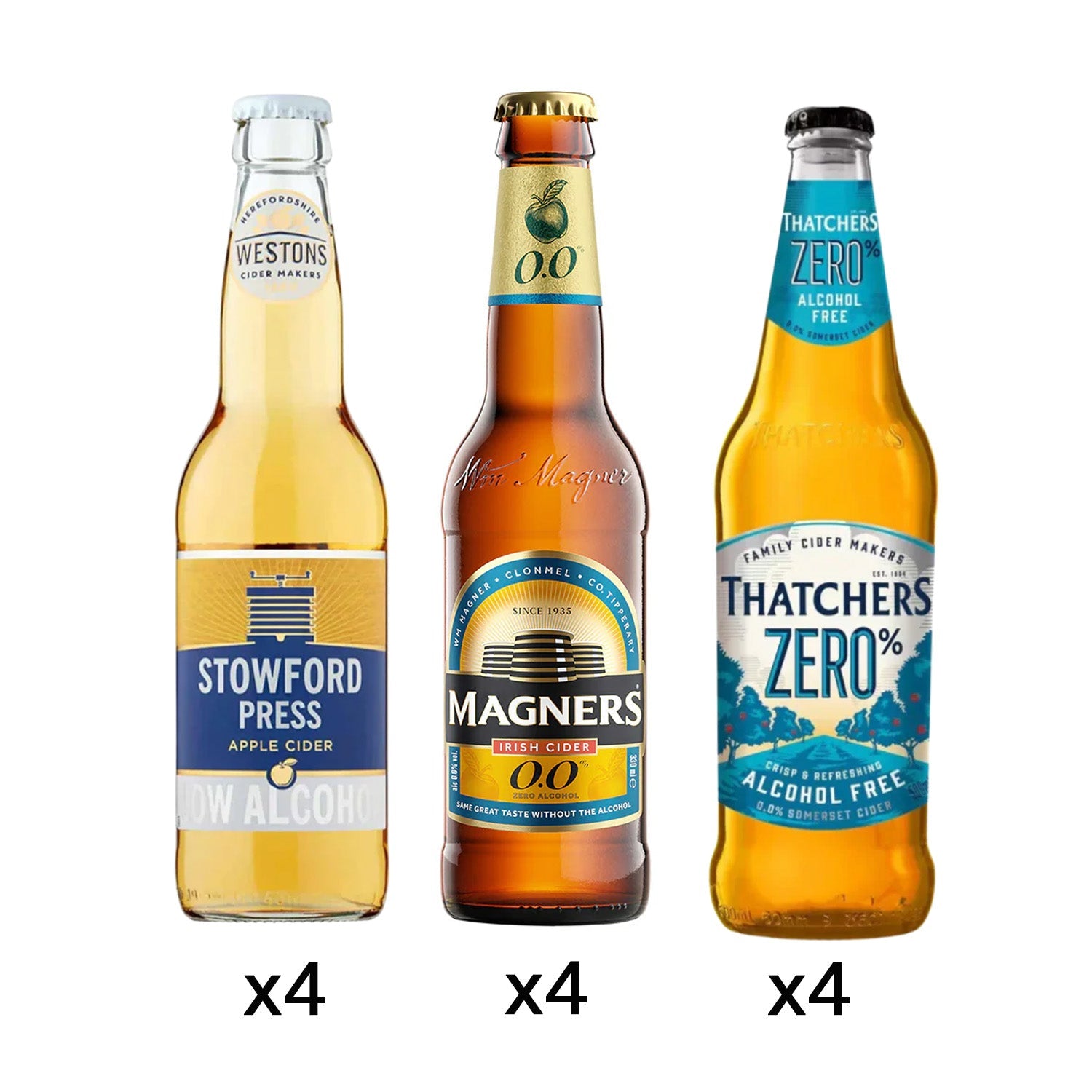 Cider Sipper's Delight - Non Alcoholic Cider Mixed Case