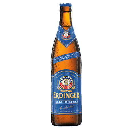 Erdinger Weissbier - Non Alcoholic Wheat Beer Bottle
