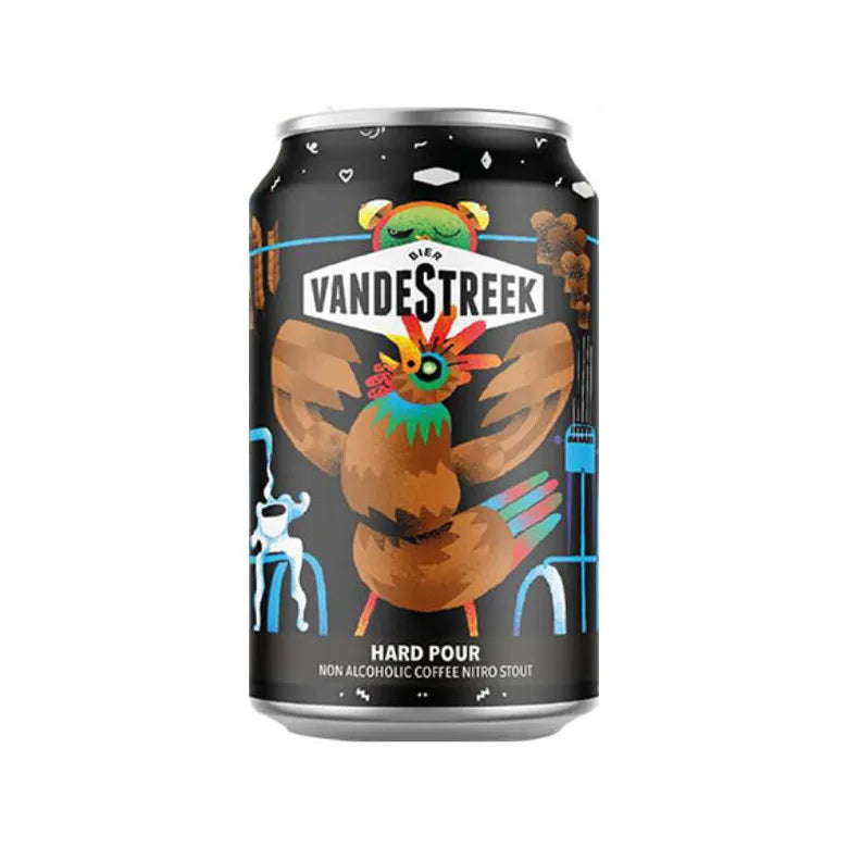 vandeStreek Hard Pour Coffee Nitro Stout – Non Alcoholic Stout - Best Before: 13/09/2025