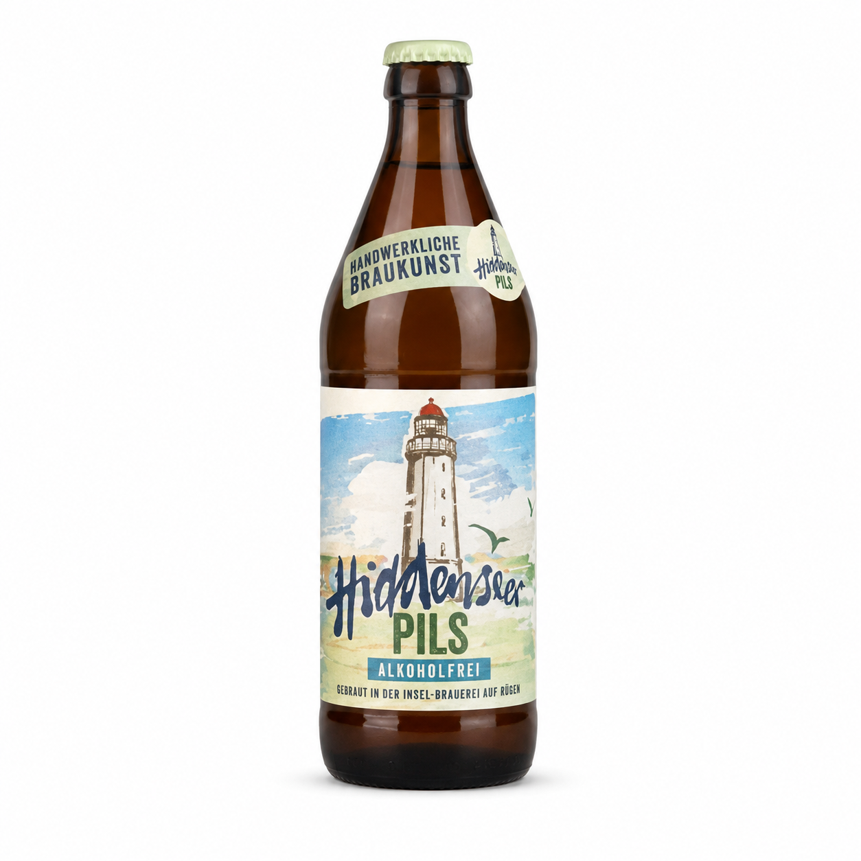 Hiddenseer Pils Alcohol Free German Pilsner 500ml