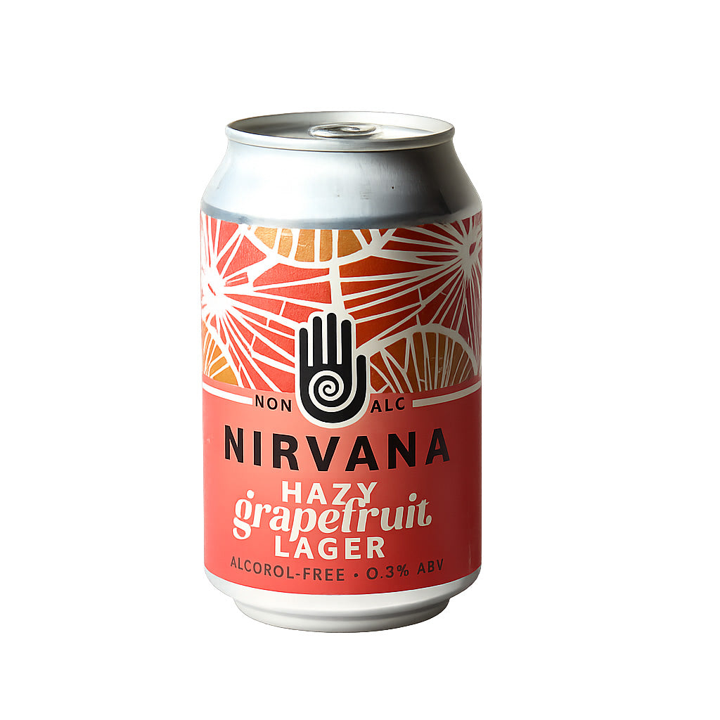Nirvana Hazy Grapefruit Lager - Alcohol Free Beer