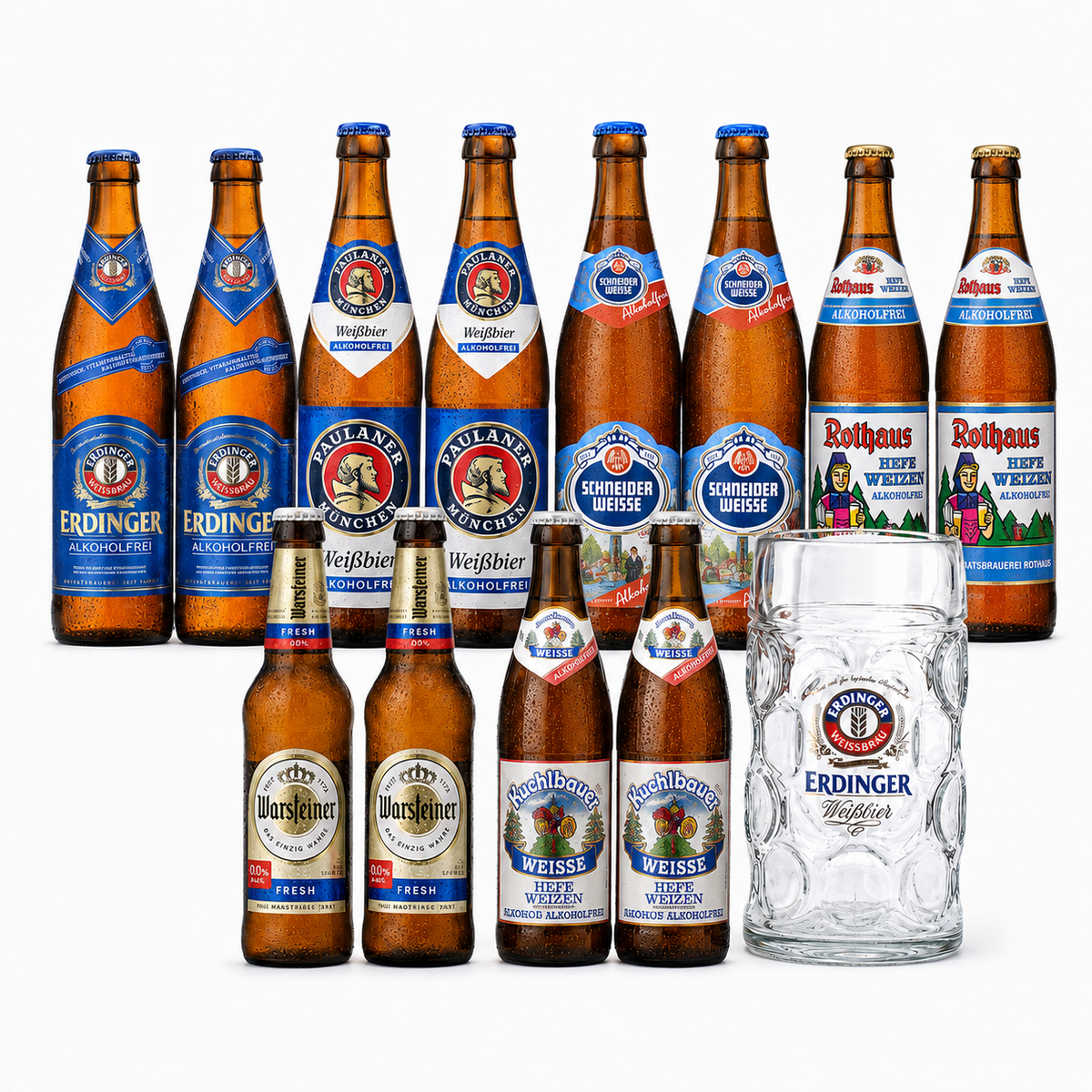 Oktoberfest Alcohol Free Beer & Erdinger Stein Mixed Case