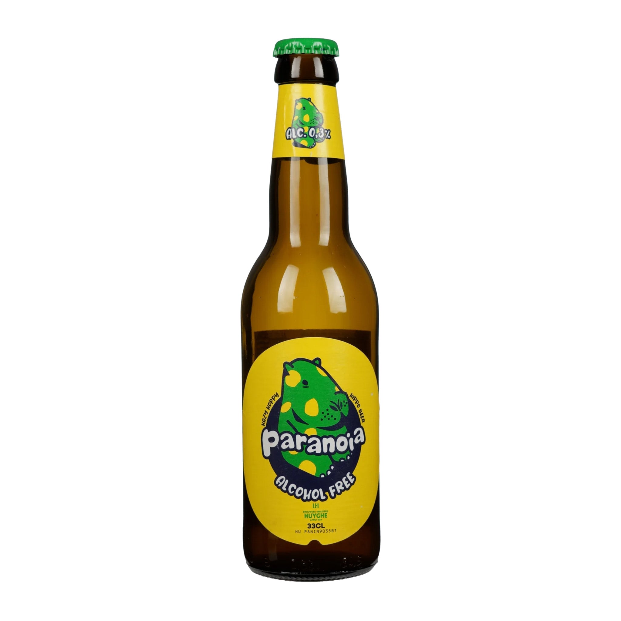 Paranoia Alcohol Free Belgian Hazy Blond Beer
